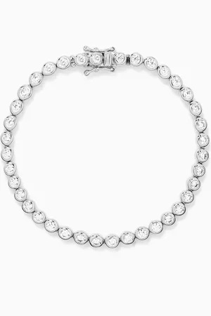 Missoma Tennis Bracelet in Rhodium-plated Recycled Sterling