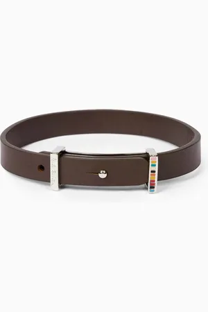 Paul Smith Signature Buckle Bracelet in Leather