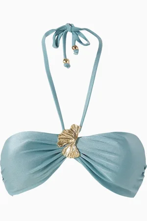 PATBO Seashell Halterneck Bikini Top in Lycra