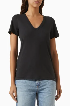 RAG&BONE The Slub V-neck T-shirt in Pima Cotton