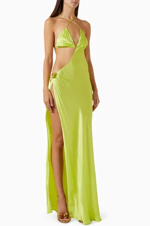 Cin Cin Villa Butterfly Maxi Dress in Viscose