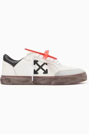 OFF-WHITE New Low Vulcanized Vintage Sneakers in Leather