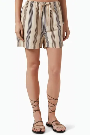 RAG&BONE Logan Striped Shorts in Linen