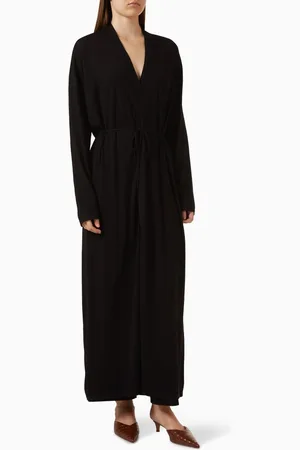 12 STOREEZ Relaxed Long Cardigan in Silk & Cotton