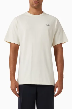 Foret Abode Embroidered T-shirt in Organic Cotton