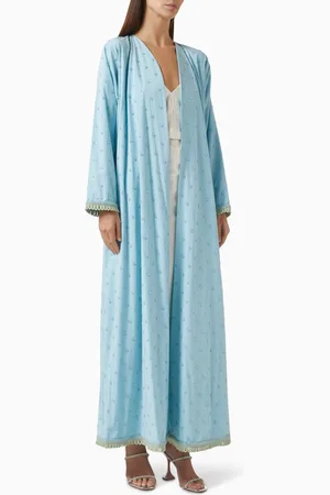 Elna Line Embellsihed Coat Abaya