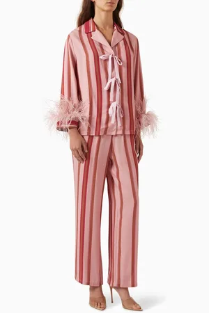Sleeper Bow Pyjama Set in Viscose
