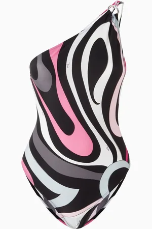 Puccini Marmo-print One-piece Swimsuit in Lycra
