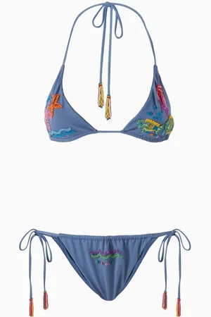 Cleonie Swim Beaded Kini Bikini Set