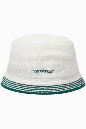 Casablanca Logo-embroidered Bucket Hat in Cotton-terry