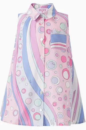 Emilio Pucci Abstract-print Dress in Cotton