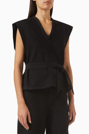 LEMAIRE Belted Vest in Denim