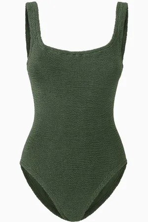 Hunza G Square Neck One-Piece Swimsuit