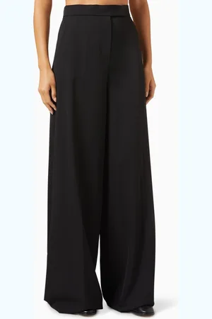 Max Mara Ninfa Trousers in Wool Gabardine
