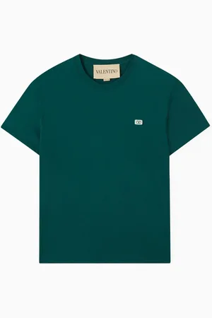 VALENTINO GARAVANI VLogo Patch T-shirt in Cotton