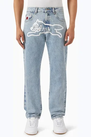 ICECREAM Running Dog Jeans in Cotton-denim