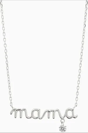 PERSÉE Venus Mama Diamond Necklace in 18kt Gold