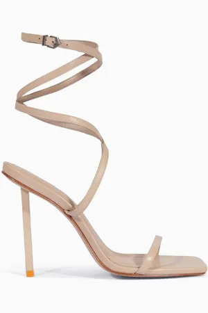 Schutz Wrap-around Sandals in Leather