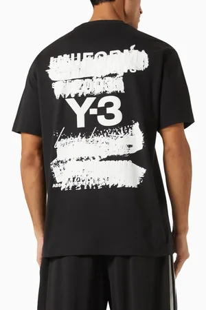 Y-3 Graphic T-shirt in Cotton