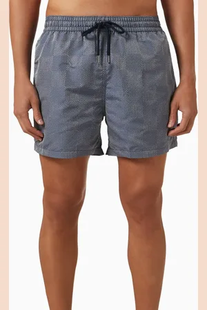 Frescobol Carioca Copa Check Rio Swim Shorts in Jacquard