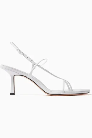 Studio Amelia Cross Front 70 Slingback Sandals in Leather