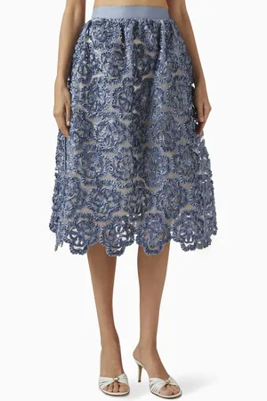 Maje Jiflora 3D Floral Skirt