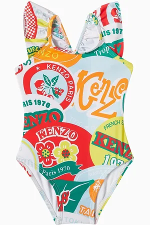 Kenzo Allover Graphic Print One-piece Swimsuit