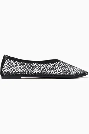 SENSO Clarissa Ballerina Flats in Crystal Mesh