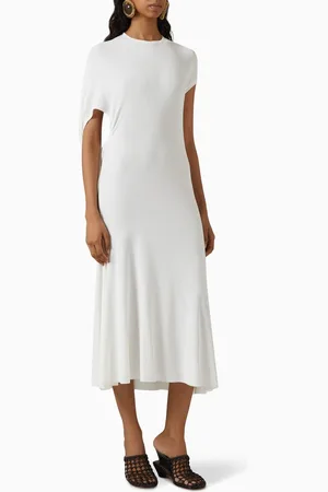 Jacquemus La Robe Salerno Midi Dress in Jersey
