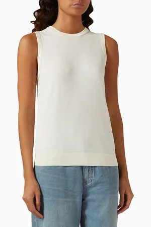 12 STOREEZ Top in Silk & Cotton Knit