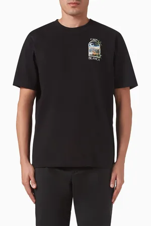 Casablanca LA Night T-shirt in Cotton Jersey