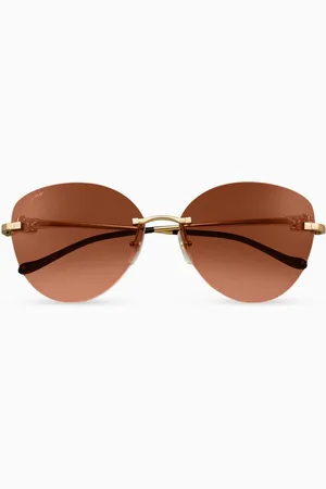 Cartier Cat-eye Sunglasses in Titanium