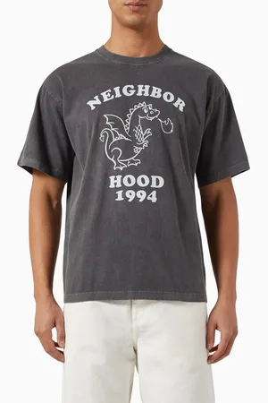 NEIGHBORHOOD Graphic Logo T-shirt in Cotton