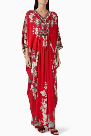 Rajdeep Ranawat Imama Printed Kaftan in Bemberg Crepe