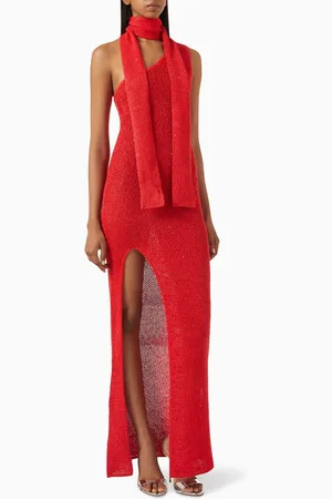 Asta Resort Sofia Scarf Split Dress