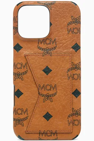 MCM Aren iPhone 16 Pro Max Case in Visetos Canvas