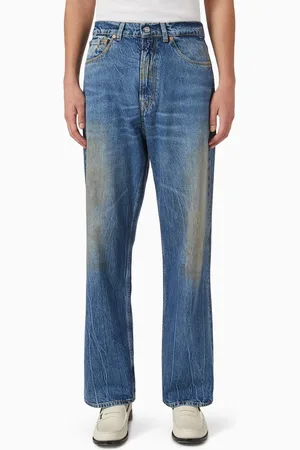 OUR LEGACY Third Cut Relaxed Jeans in Cotton Denim