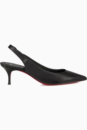 Christian Louboutin Sporty Kate 55 Slingback Pumps in Leather