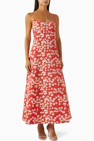 Bernadette Nicky Floral-print Maxi Dress in Viscose