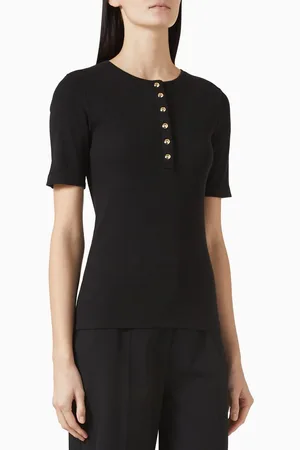 ANINE BING Alessia T-shirt in Cotton Blend