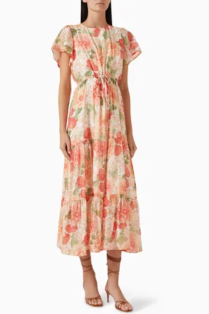 Minkpink Aida Midi Dress in Viscose-blend