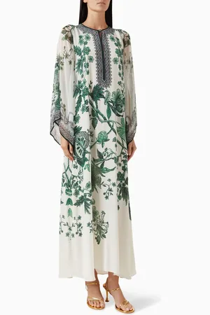 Rajdeep Ranawat Kusum Printed Kaftan in Bemberg Crepe