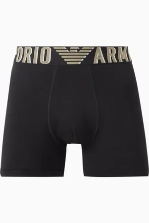 Emporio Armani Logo Boxer Briefs in Stretch Cotton