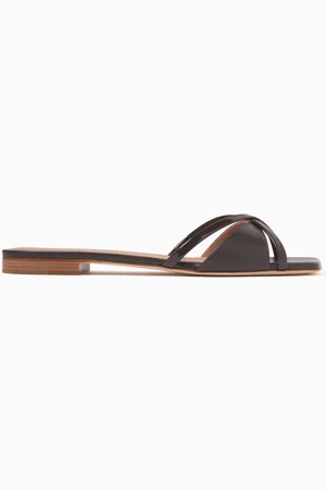 MALONE SOULIERS Penn Slides in Nappa Leather