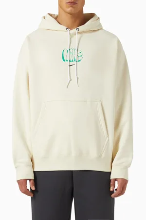 Nike Solo Swoosh Hoodie in Cotton Fleece