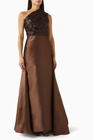 AC Bead-embellished Bodice Gown