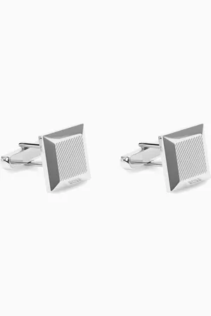 HUGO BOSS Pyramid-cut Cufflinks in Metal