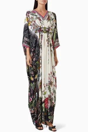 Rajdeep Ranawat Imama Printed Kaftan in Bemberg Crepe