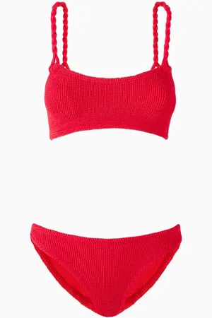 Hunza G Phoebe Bikini Set in Original Crinkle™