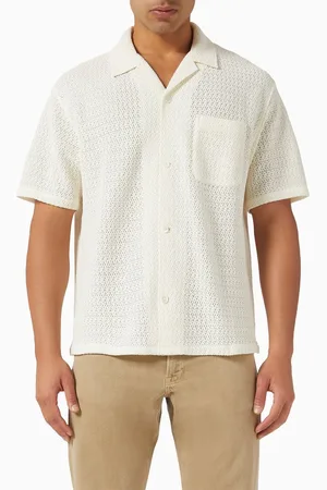 Frame Open Weave Shirt in Cotton-blend